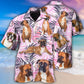 Boxer Tropical Leaf Style - Hawaiian Shirt - Reefox