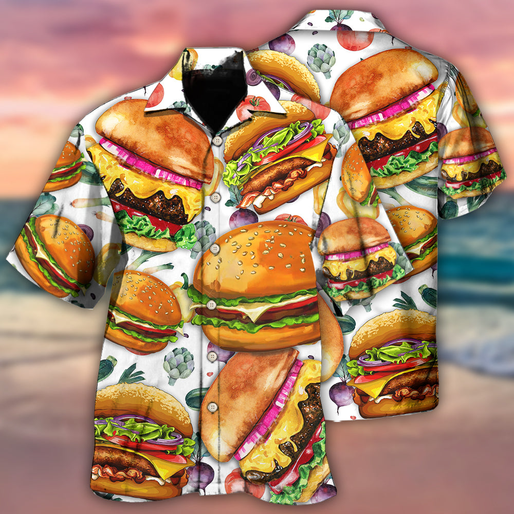 Food Big Burger Life Is Better With Burger - Hawaiian Shirt - Reefox