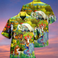 Dragon And Cats Love Life Beautiful Nature- Hawaiian Shirt - Reefox