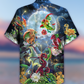 Dragon Flowers Love Life To The Moon - Hawaiian Shirt - Reefox