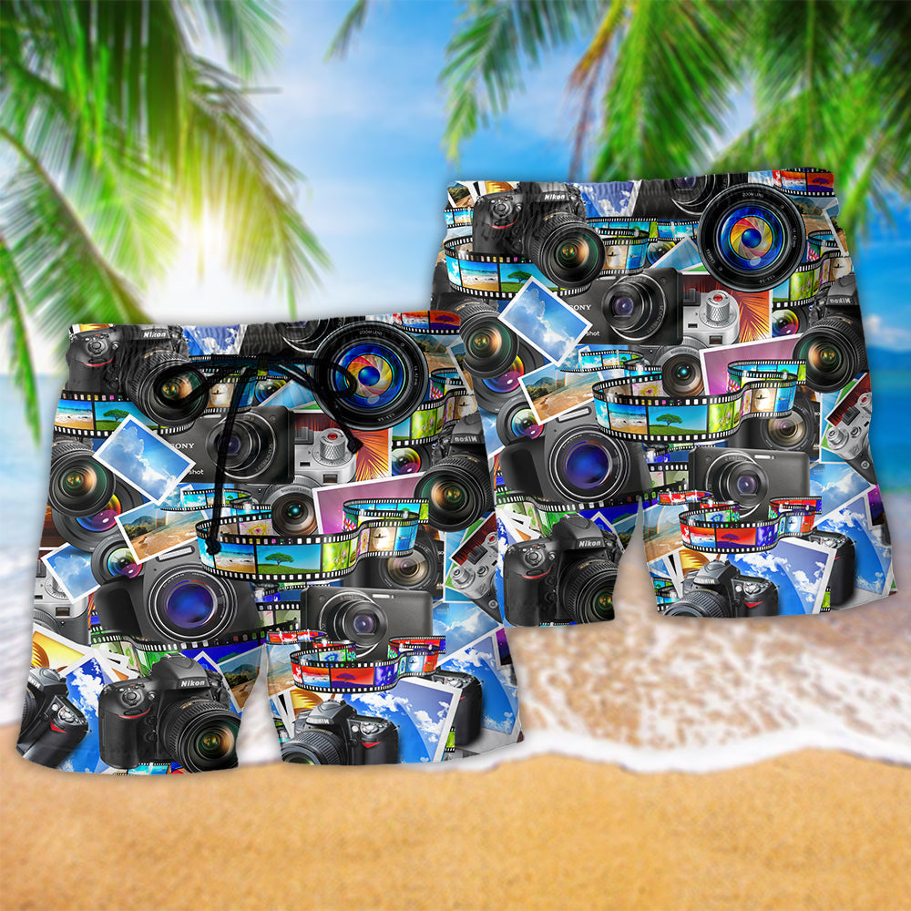 Camera I Like It I Got It - Beach Short Reefox - Owls Matrix LTD