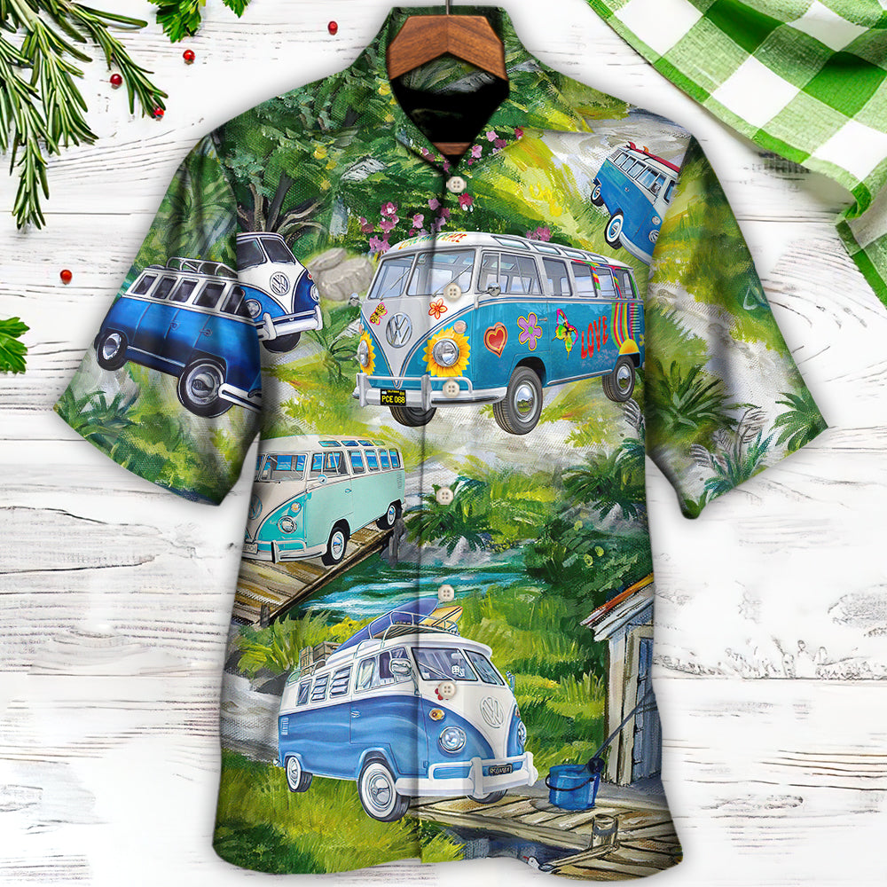 Camping Life Is Best When You Are Camping Van - Hawaiian Shirt - Reefox