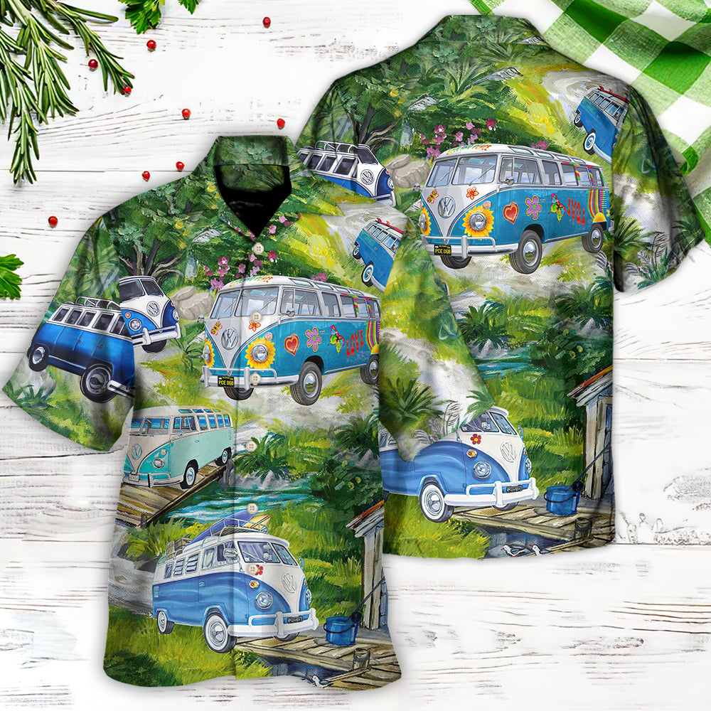 Camping Life Is Best When You Are Camping Van - Hawaiian Shirt - Reefox