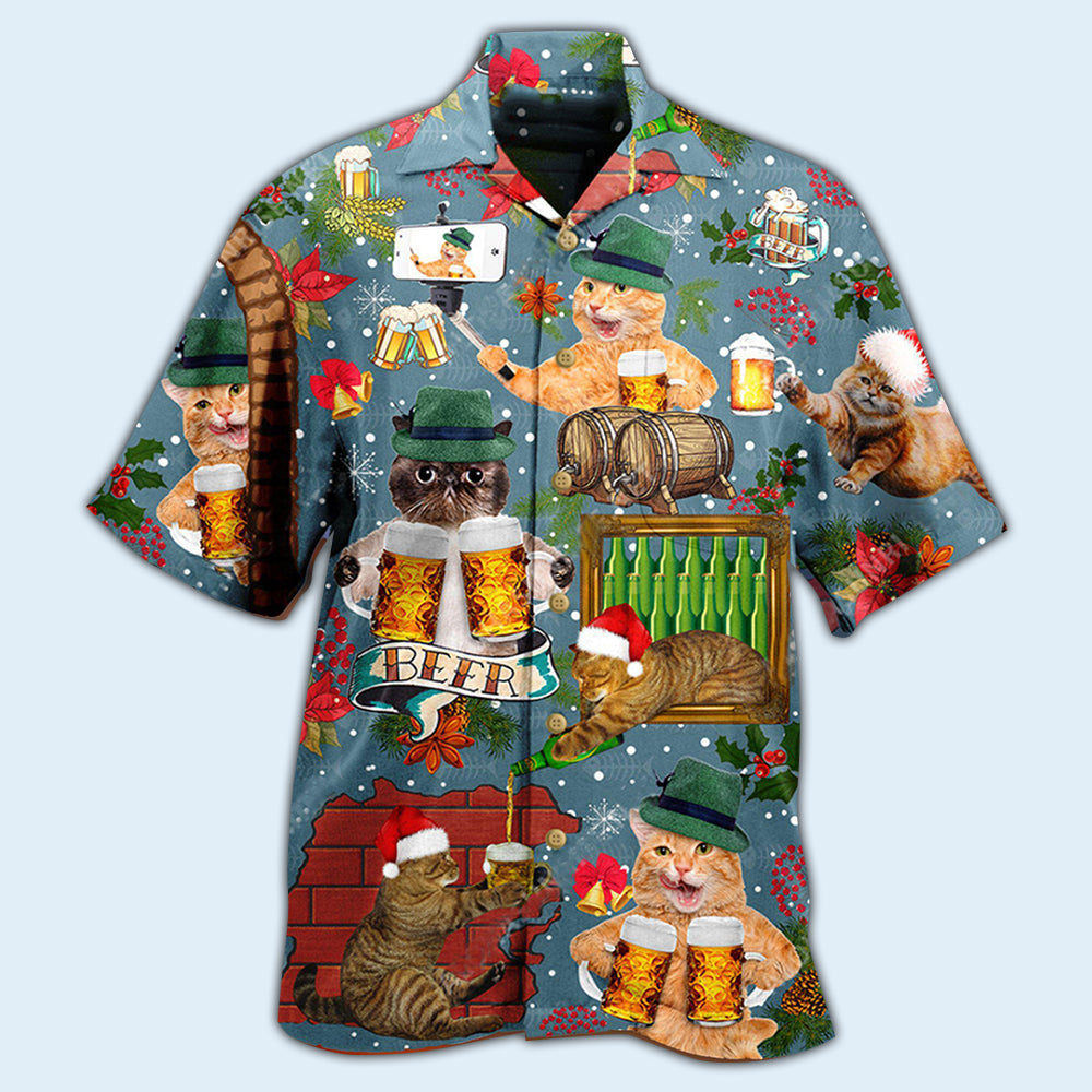 Beer Don't Let Your Cat Drink Beer - Hawaiian Shirt - Reefox