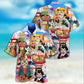 Cat Samurai With Ramen Lovely - Hawaiian Shirt - Reefox