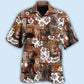 Chesapeake Bay Retriever Dog Tropical Floral Vintage - Hawaiian Shirt - Reefox