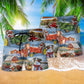 Christmas To Farm Happiness - Beach Short Reefox - Owls Matrix LTD
