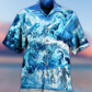 Horse Run To The Sea And Free The Souls - Hawaiian Shirt - Reefox
