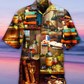 Book And The Smell Of Fine Drink Wine - Hawaiian Shirt - Reefox