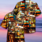 Book And The Smell Of Fine Drink Wine - Hawaiian Shirt - Reefox