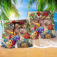 D20 Ready For Adventure Merry Christmas - Beach Short Reefox - Owls Matrix LTD