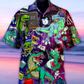 Dinosaur Teaching Is Like A Walk - Hawaiian Shirt - Reefox
