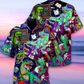 Dinosaur Teaching Is Like A Walk - Hawaiian Shirt - Reefox