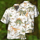 Dinosaur Strong Big Tropical Style - Hawaiian Shirt - Reefox
