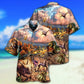 Dinosaur All Dinosaurs Go To Heaven - Hawaiian Shirt - Reefox