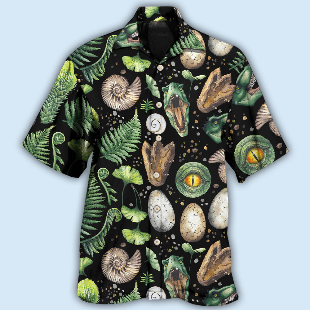Dinosaur Amazing Pieces - Hawaiian Shirt - Reefox