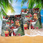 Beagle Dogs Love Christmas Every Time - Beach Short Reefox - Owls Matrix LTD