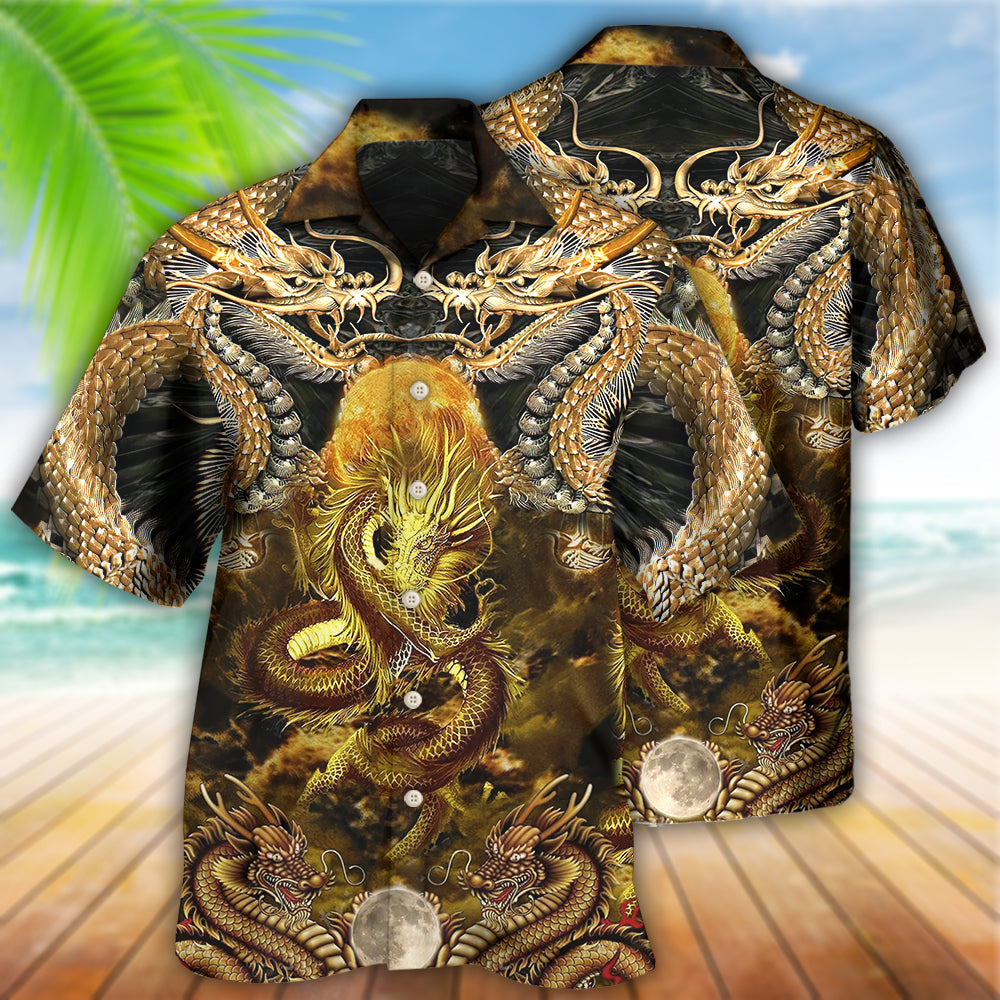 Dragon Love Life To The Moon - Hawaiian Shirt - Reefox