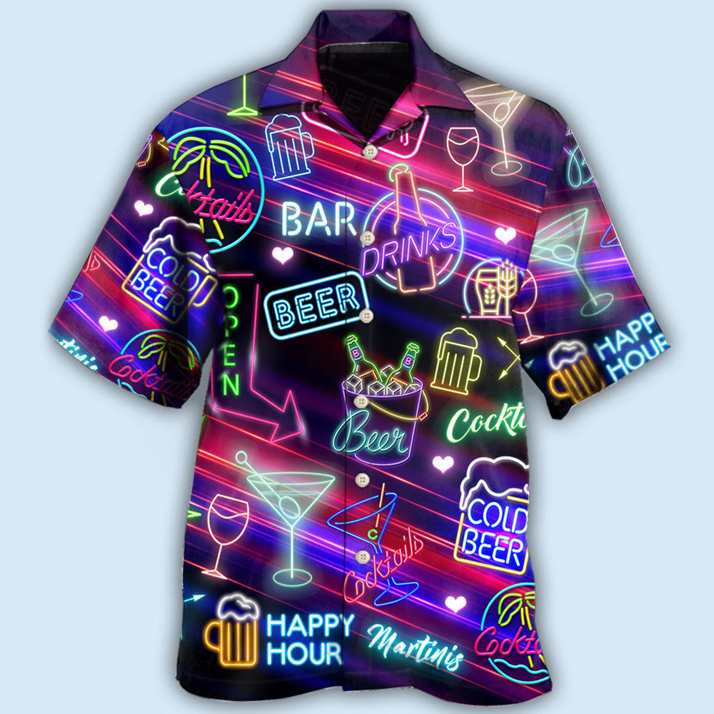 Beer Cocktails Drinking Bar - Hawaiian Shirt - Reefox