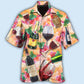 Wine Drinking Wine Colorful Style - Hawaiian Shirt - Reefox