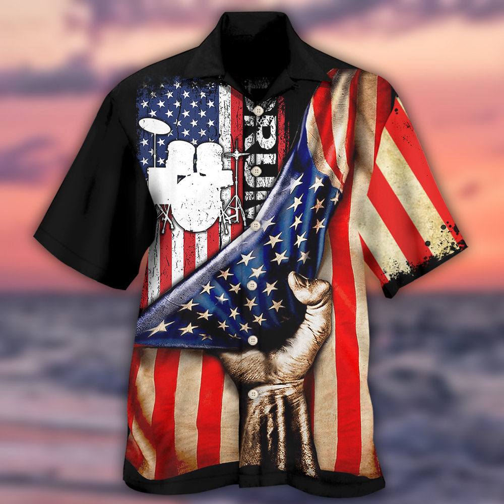 Drum Independence Day - Hawaiian Shirt - Reefox