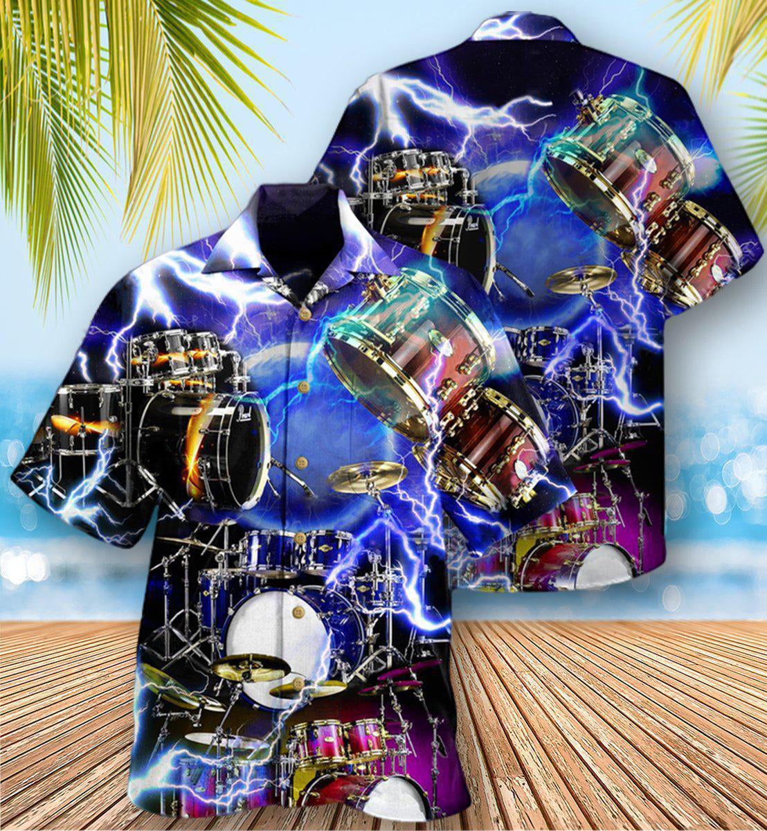 Drum Is My Cardio Lighting Style - Hawaiian Shirt - Reefox