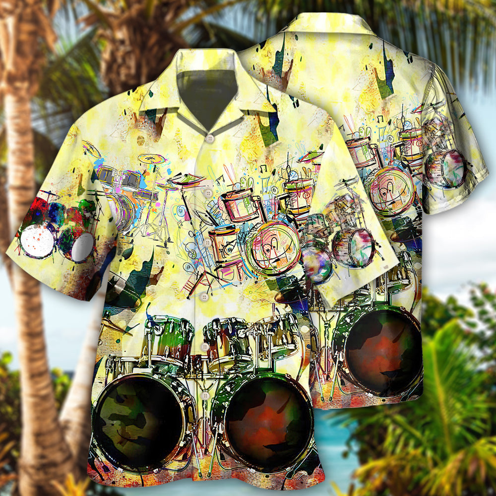 Drum Mix Color - Hawaiian Shirt - Reefox