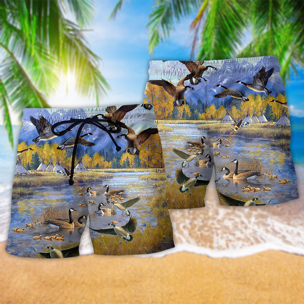 Duck Fly Wild Life - Beach Short Reefox - Owls Matrix LTD