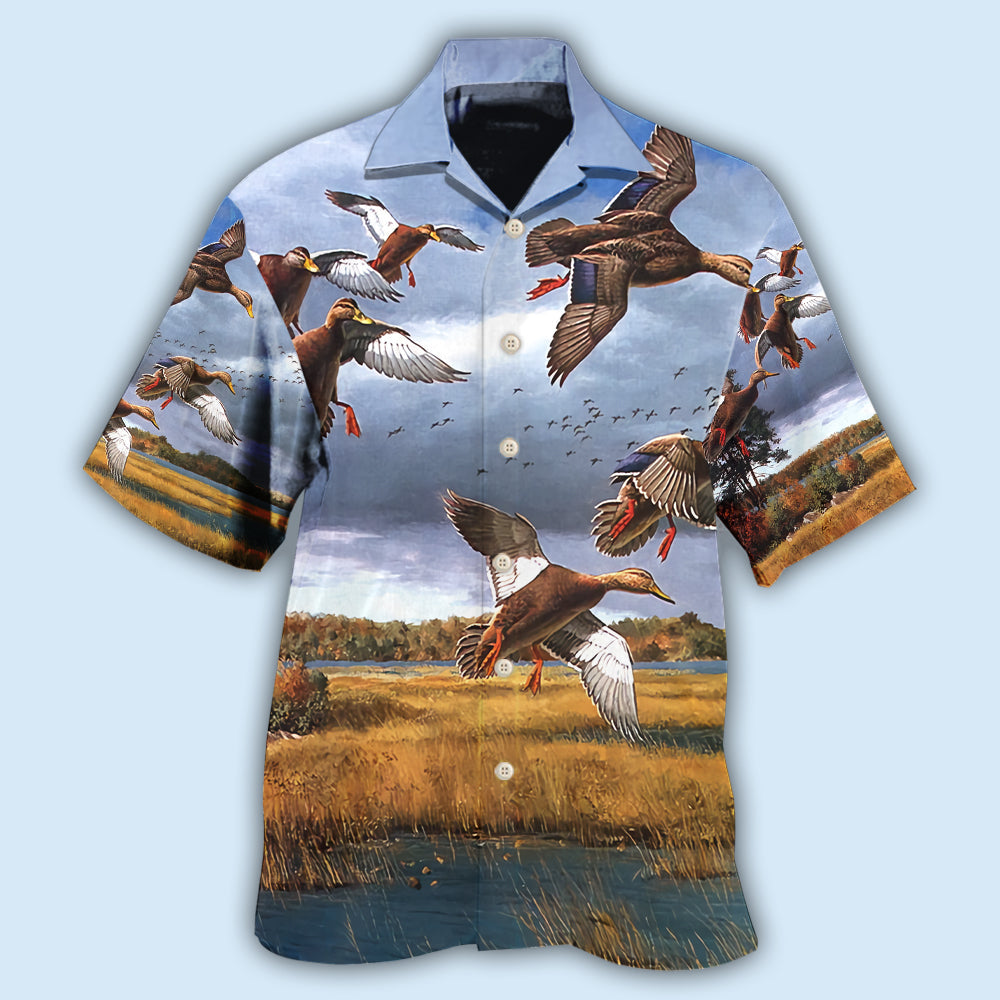 Hunting Duck Hunting Classic Style - Hawaiian Shirt - Reefox