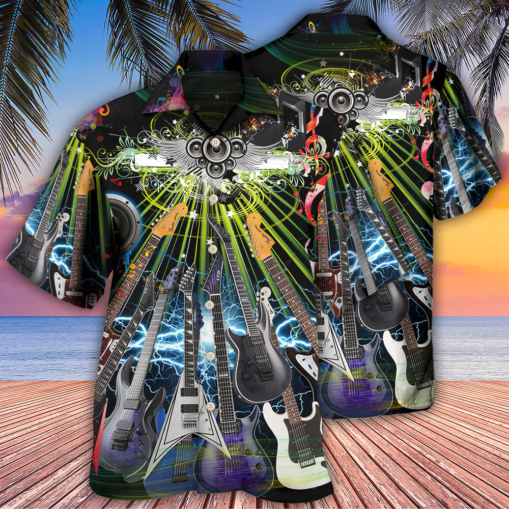 Guitar Life With Guitar - Hawaiian Shirt - Reefox