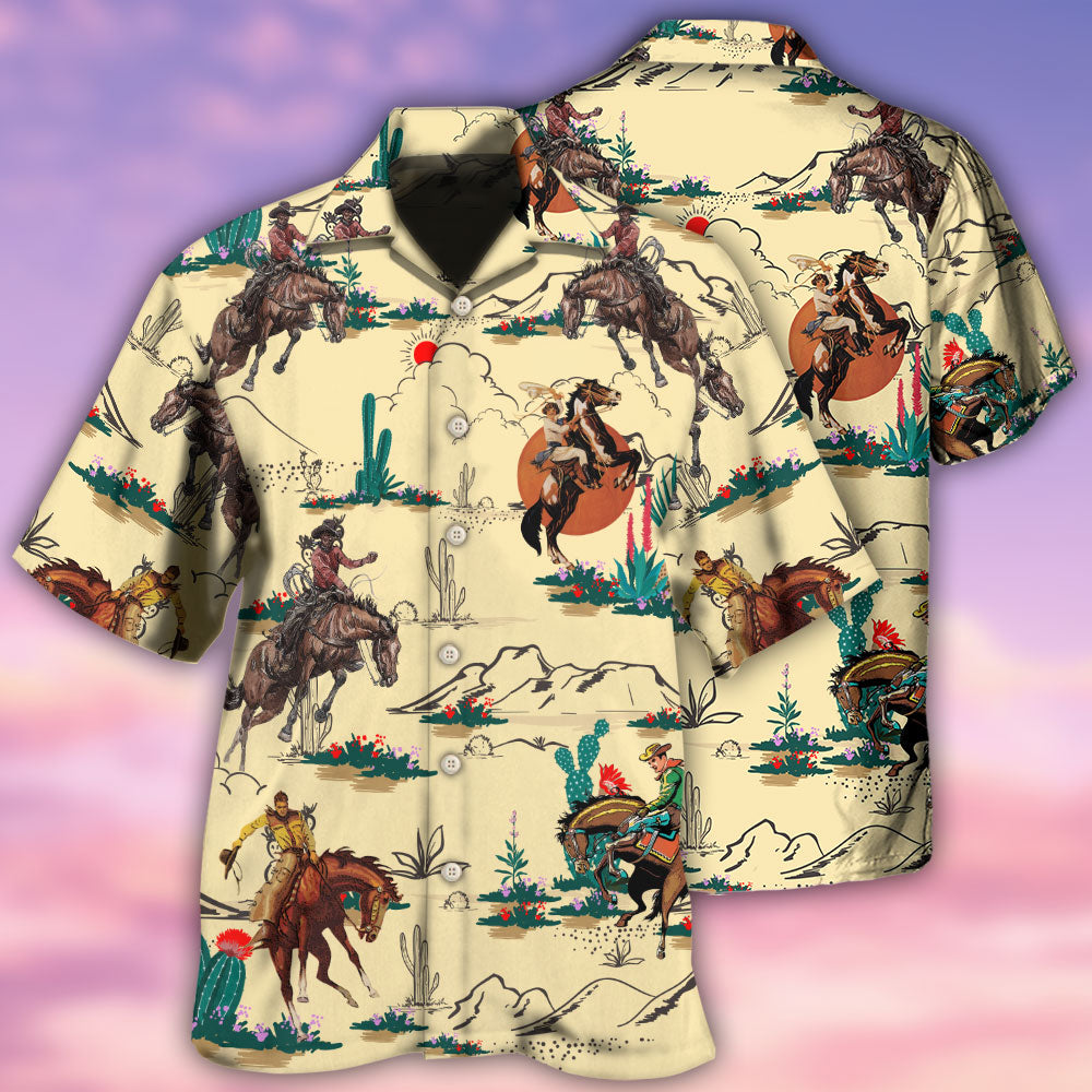 Cowboy Loves Desert Cool - Hawaiian Shirt - Reefox