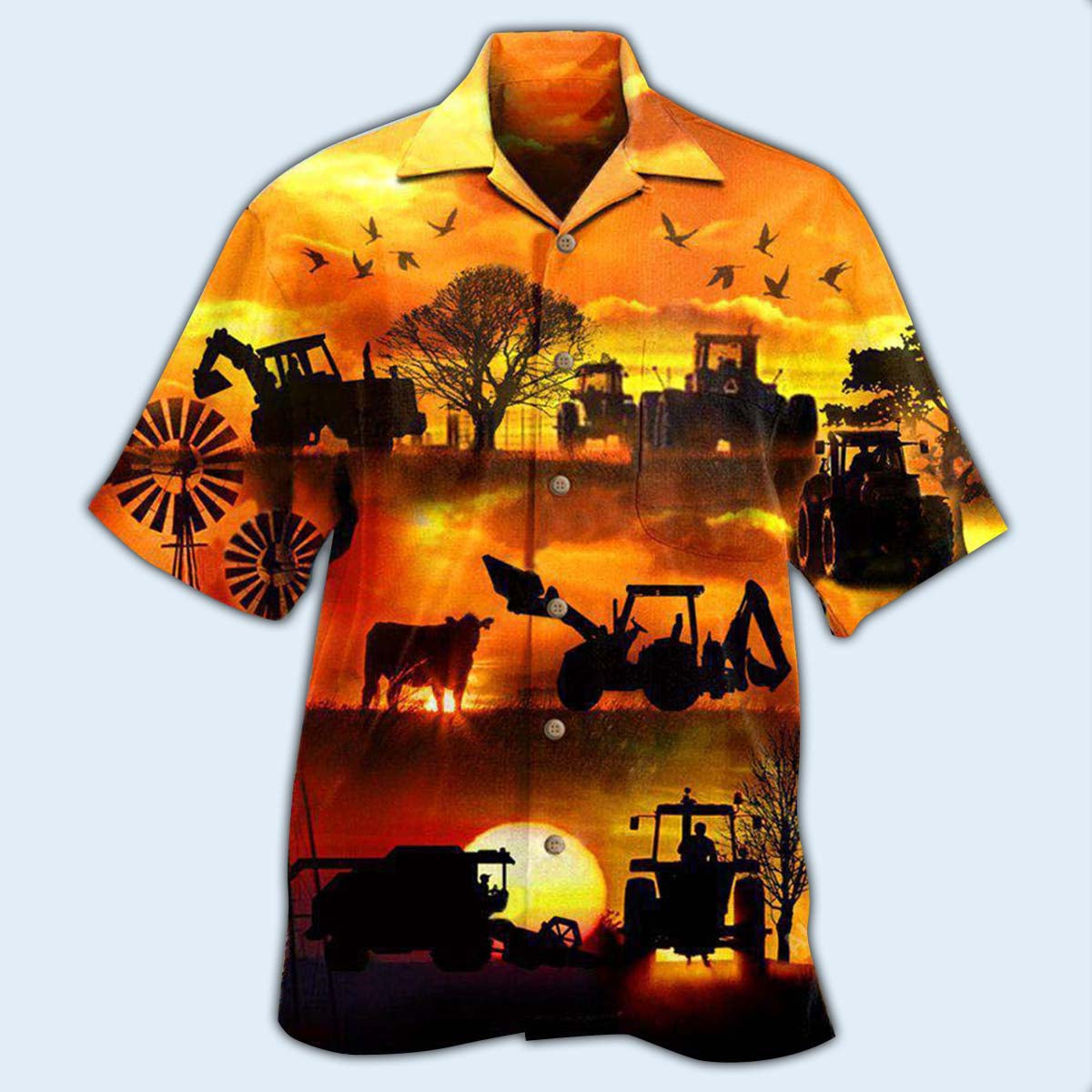 Farm Work Til The Job Gets Done - Hawaiian Shirt - Reefox