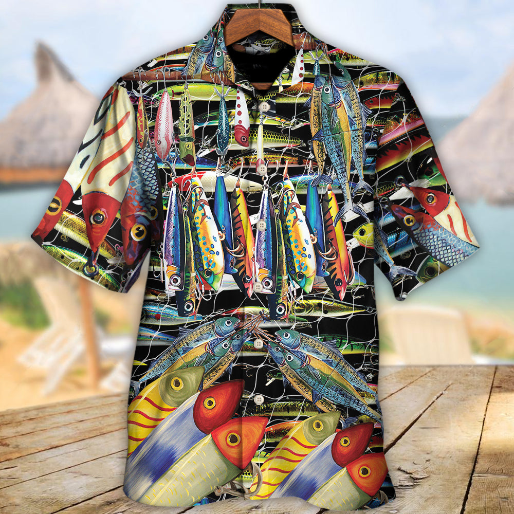 Fishing A Little Bait Catches A Big Fish - Hawaiian Shirt - Reefox