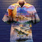 Fishing Under Sunset Cool - Hawaiian Shirt - Reefox