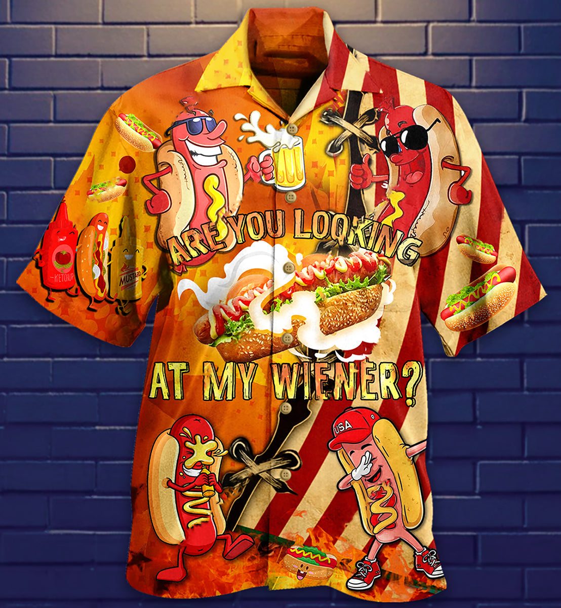Food Are You Looking Funny - Hawaiian Shirt - Reefox