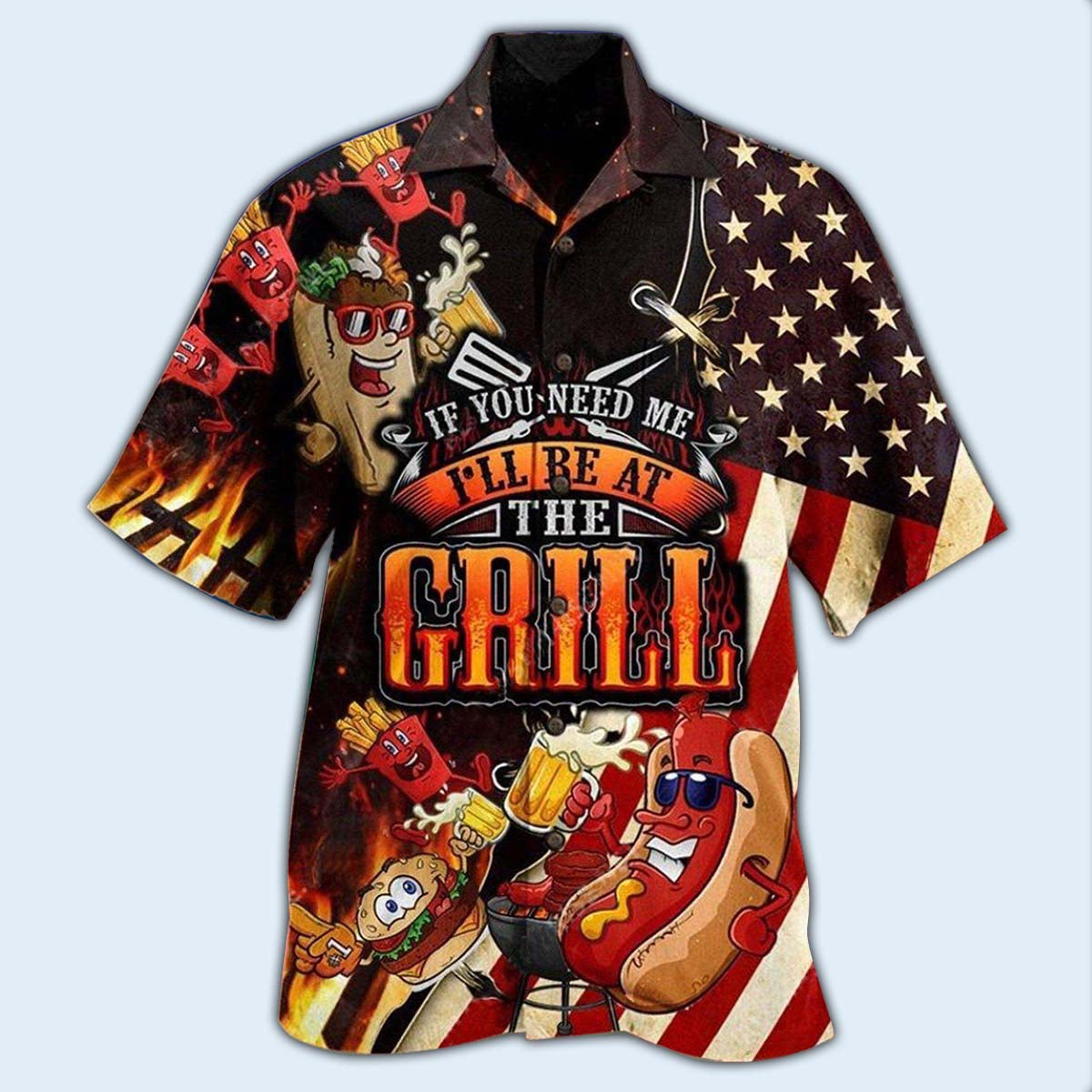 Food Barbecue I Will Be At The Grill Cool - Hawaiian Shirt - Reefox