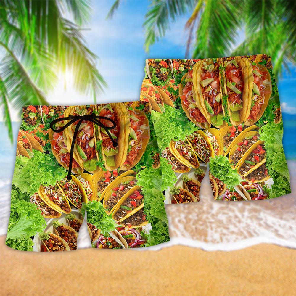 Food More Tacos Porfavor - Beach Short Reefox - Owls Matrix LTD