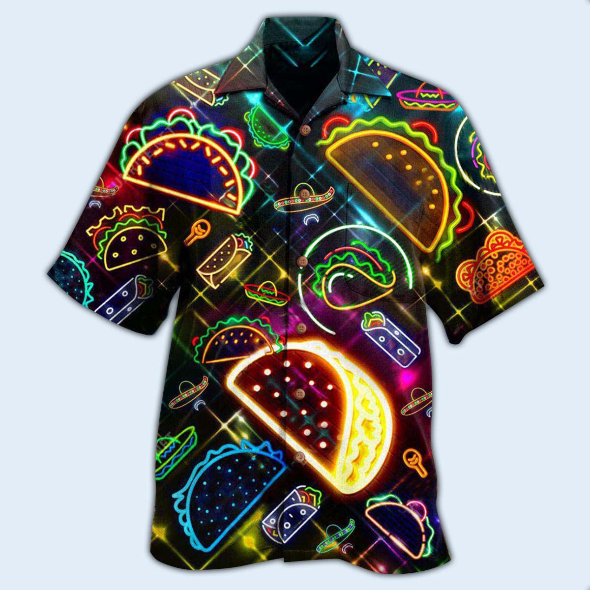 Food On Tuesday God Created Tacos Stunning - Hawaiian Shirt - Reefox