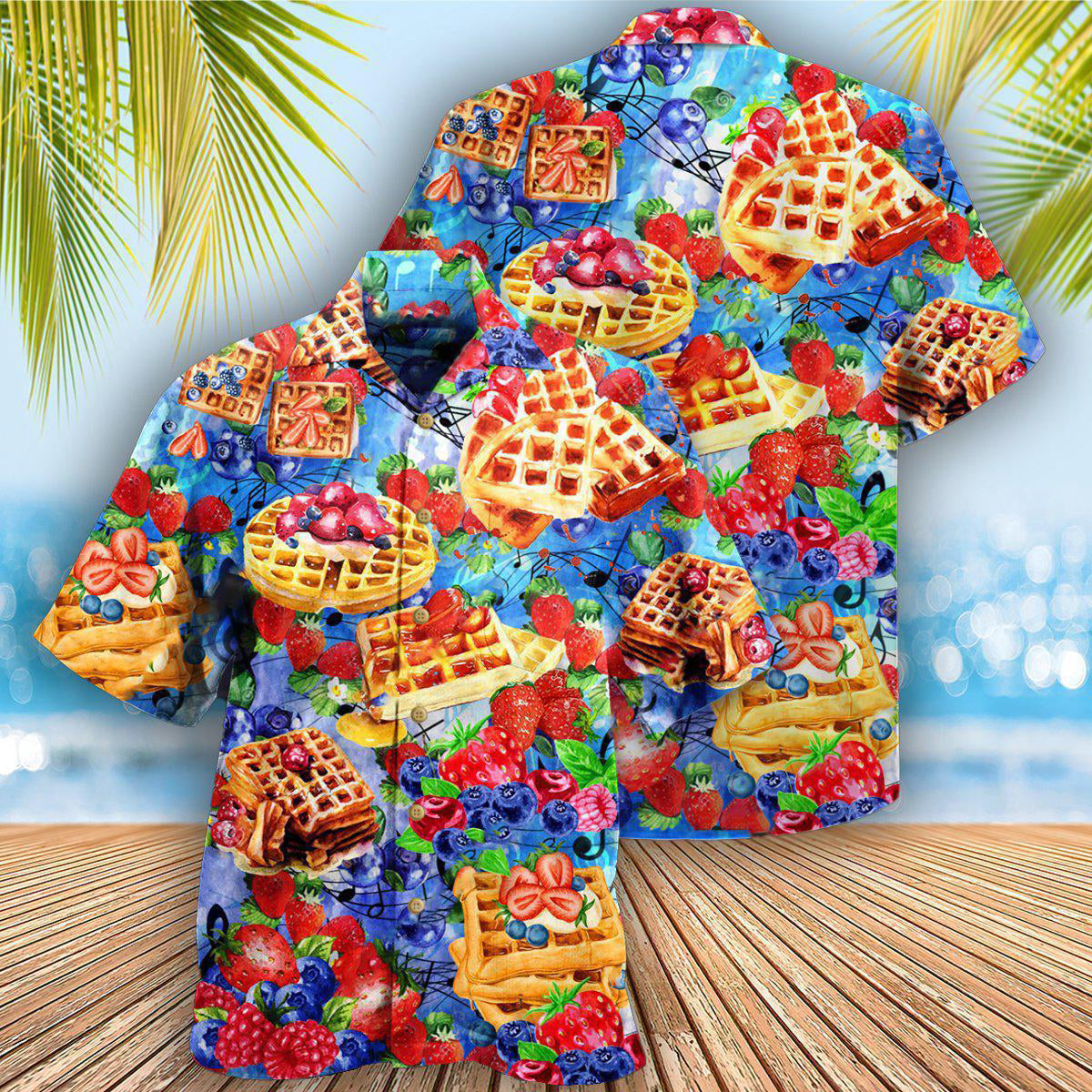 Food Pancake With Strawbery And BlueBery Delicious - Hawaiian Shirt - Reefox