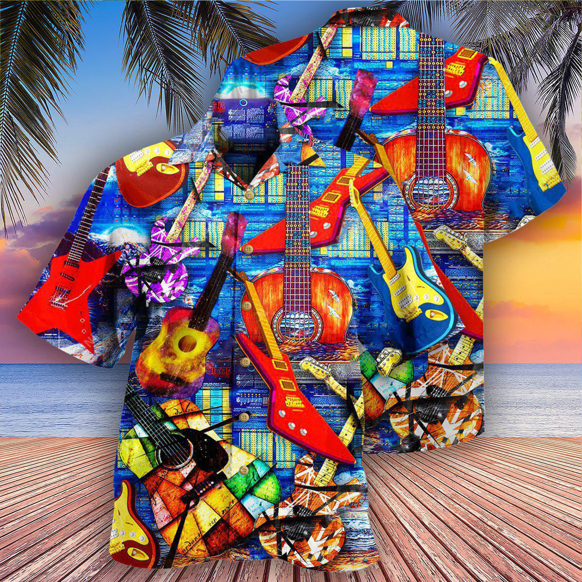 Guitar Life Is Full Of Choices And I Choose - Hawaiian Shirt - Reefox