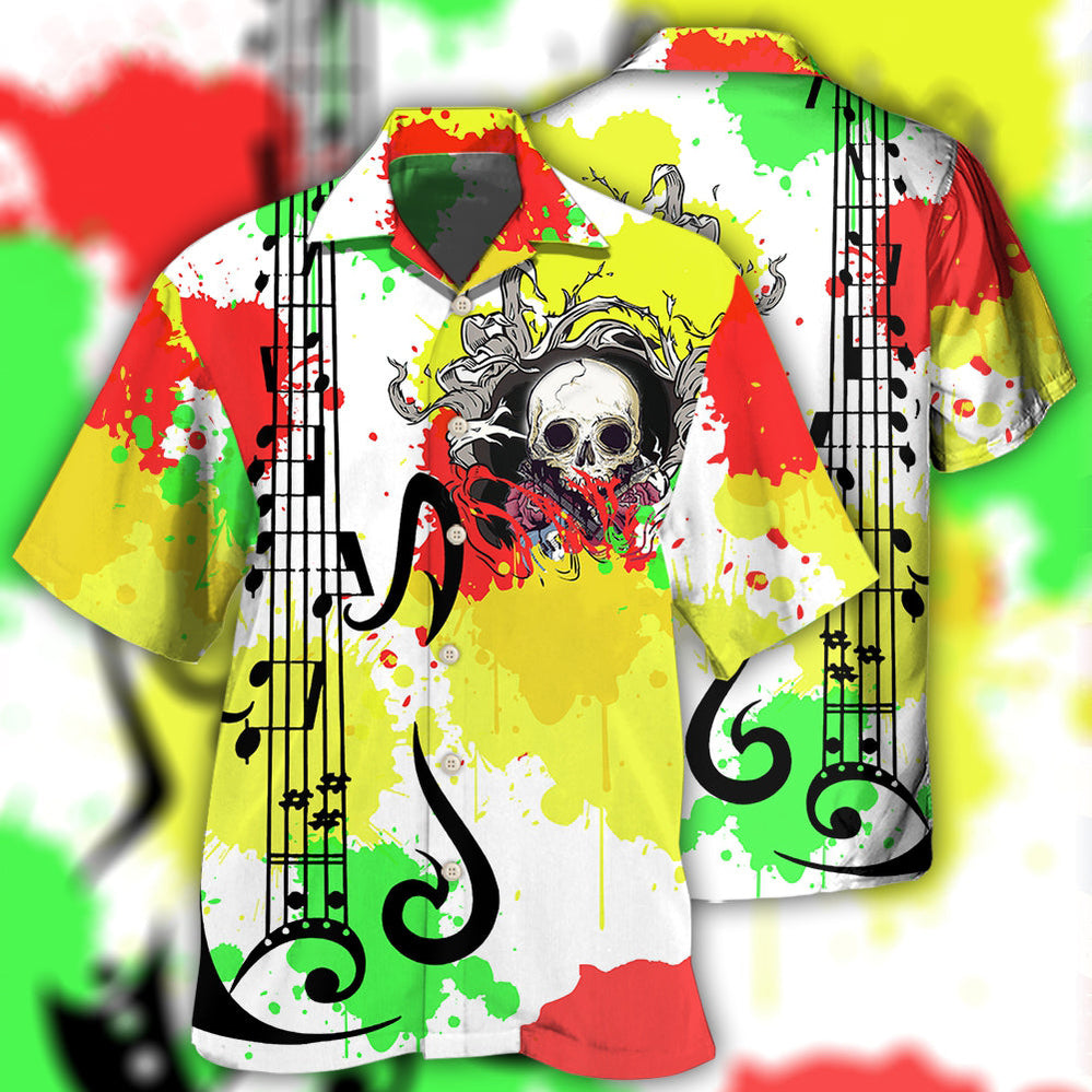 Guitar Colorful Style - Hawaiian Shirt - Reefox