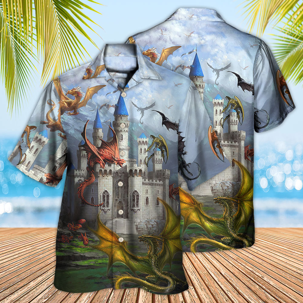 Dragon Love Life Beautiful - Hawaiian Shirt - Reefox