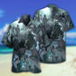 Halloween Death Could Not Hold Him In Tomb With Grey Back Ground - Hawaiian Shirt - Reefox