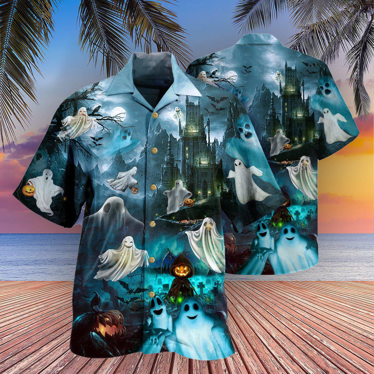 Halloween Night Say Boo And Scary On - Hawaiian Shirt - Reefox