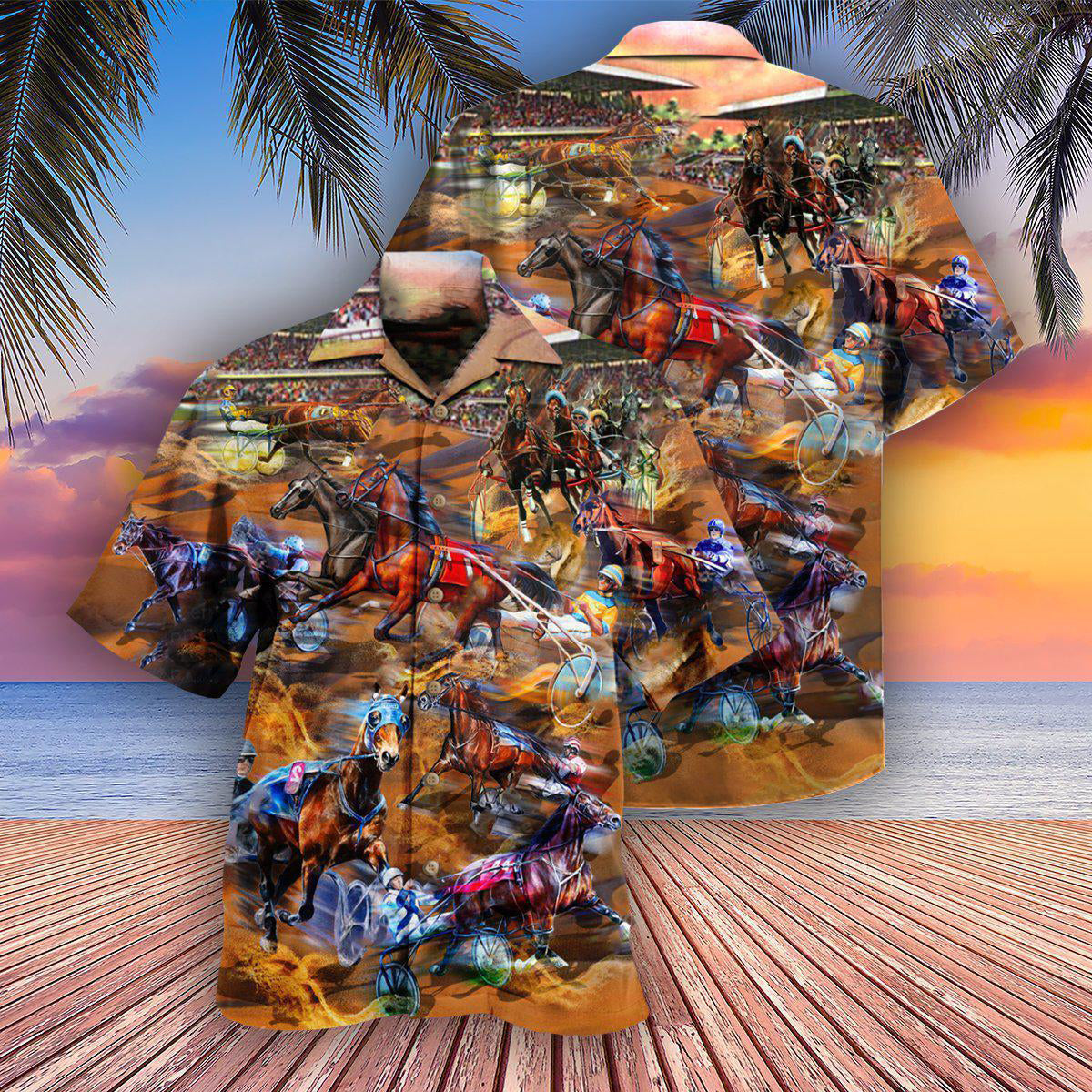 Horse Harness Racing Life Is Better At The Races - Hawaiian Shirt - Reefox
