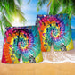 Hippie Skull Dancing With Butterfly - Beach Short Reefox - Owls Matrix LTD