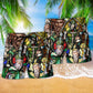 Irish Count Down Every Day To Saint Patricks Day - Beach Short Reefox - Owls Matrix LTD