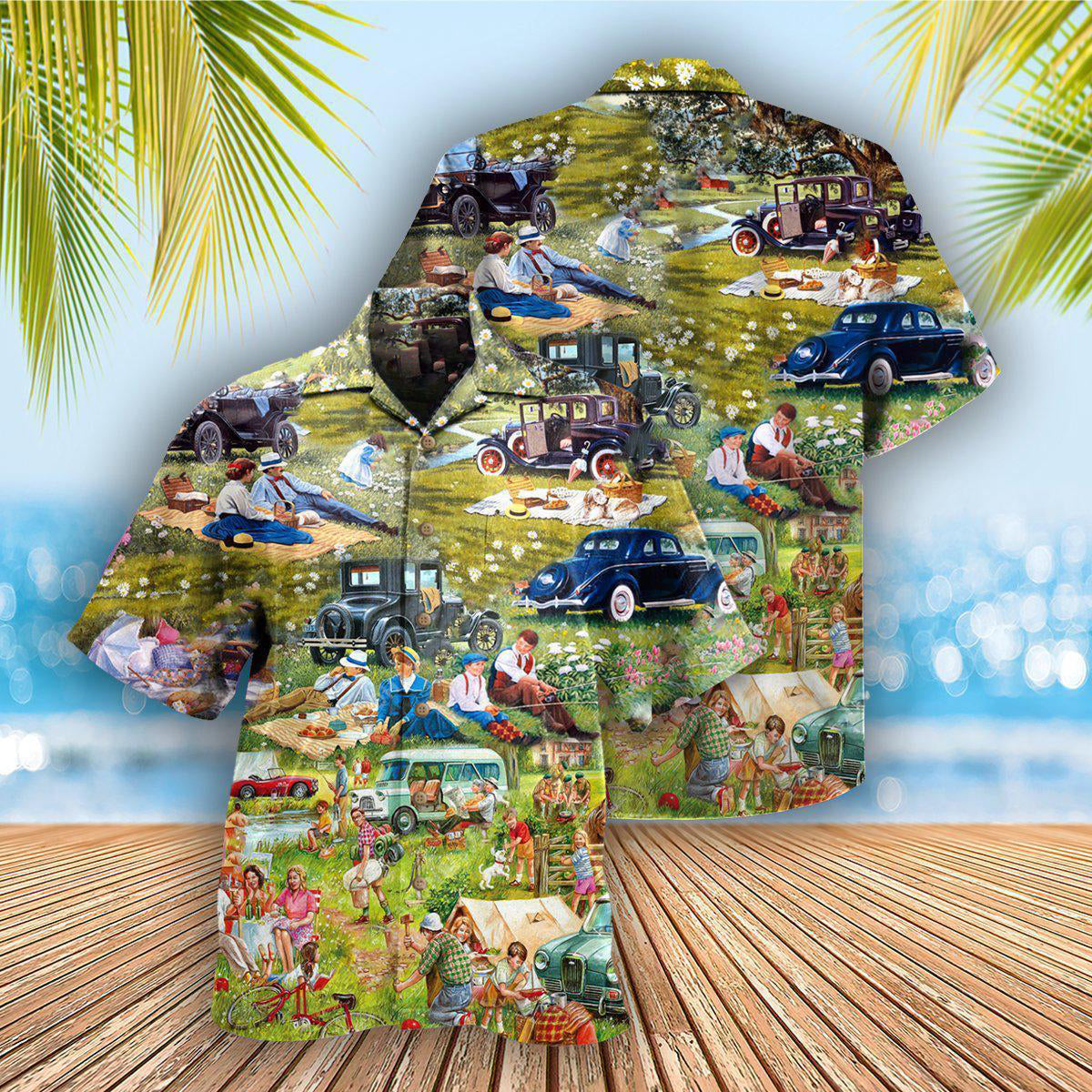 Camping It's Picnic Time So Funny - Hawaiian Shirt - Reefox