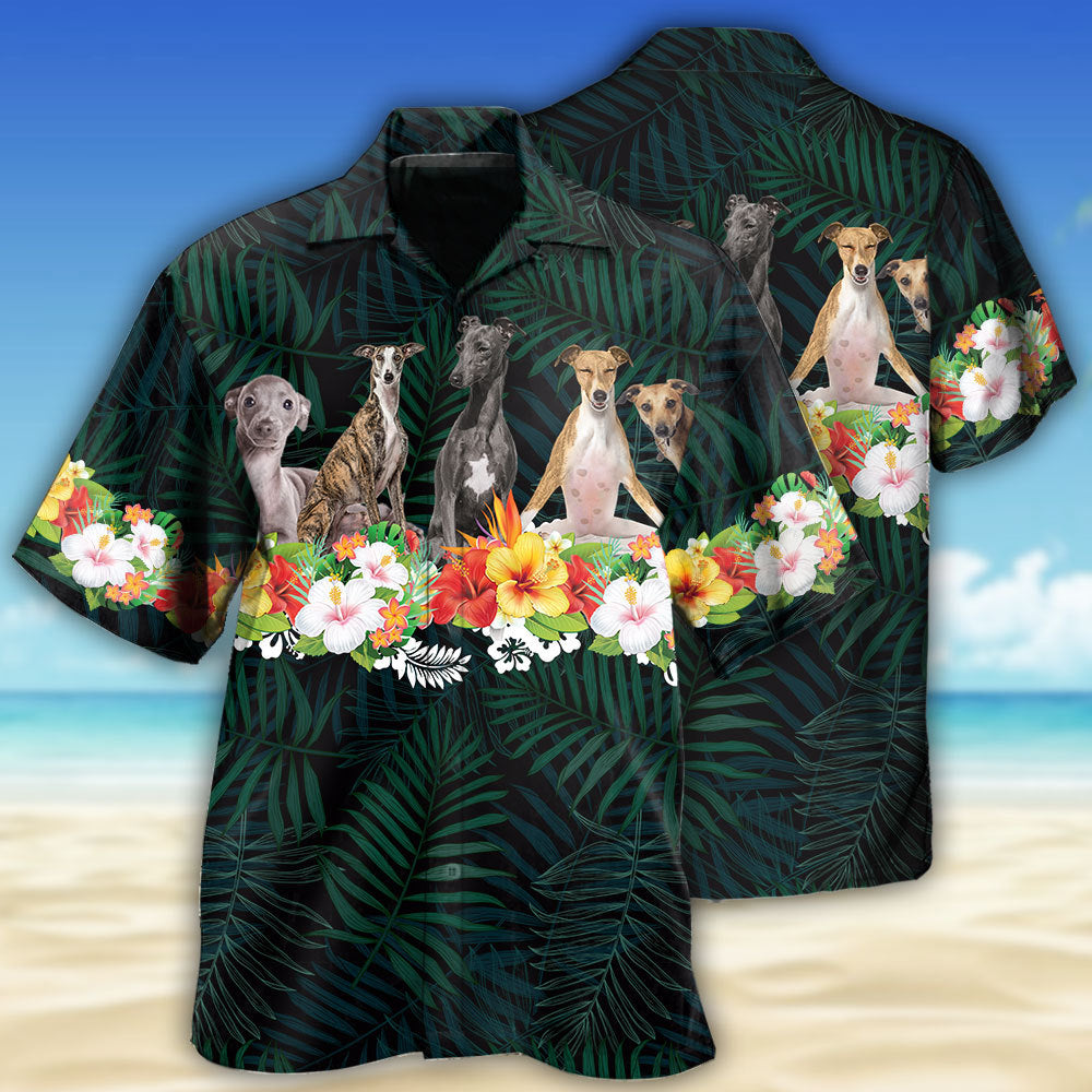 Dog Italian Greyhound Tropical Style - Hawaiian Shirt - Reefox