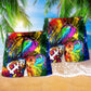 LGBT Dragon Love Life Color - Beach Short Reefox - Owls Matrix LTD